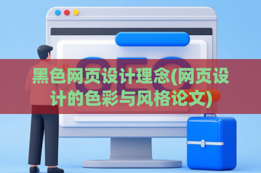 黑色网页设计理念(网页设计的色彩与风格论文)