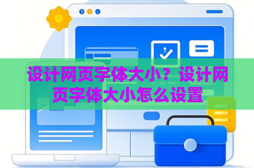设计网页字体大小？设计网页字体大小怎么设置