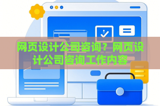 网页设计公司咨询？网页设计公司咨询工作内容